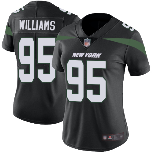 New York Jets Limited Black Women Quinnen Williams Alternate Jersey NFL Football #95 New York Jets->women nfl jersey->Women Jersey